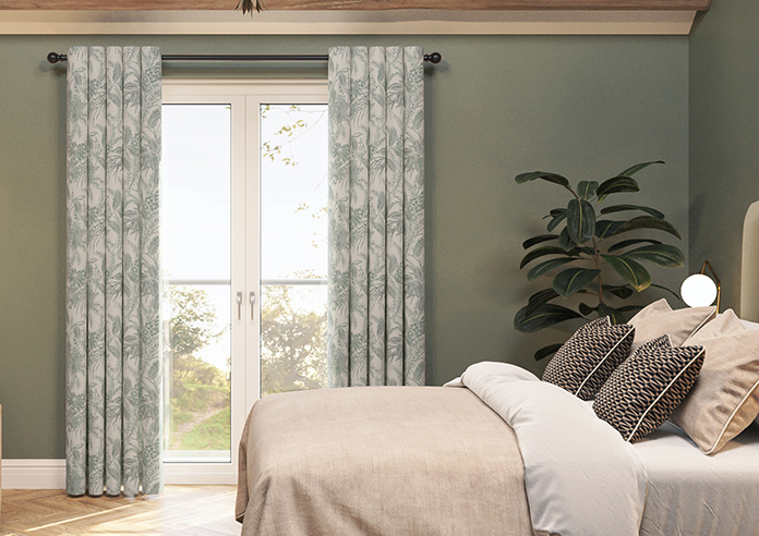 Maui, Green Ink - Made to Measure Curtains - Image 3